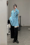 Archivio J.M.Ribot shirt SH01/RB blue grid